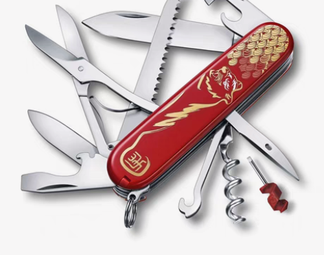 包邮维氏瑞士虎年生肖猎人红色2022限量军...