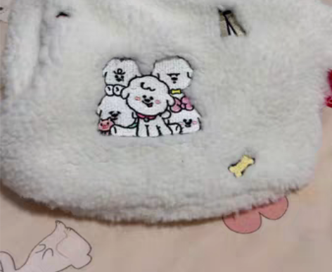 包邮奈娃毛绒化妆包 资生堂x李佳琦neve...