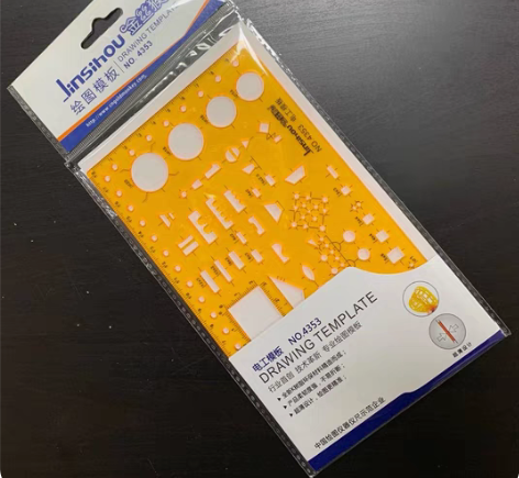 90年代老文具,一款30多年前的三角板,发...