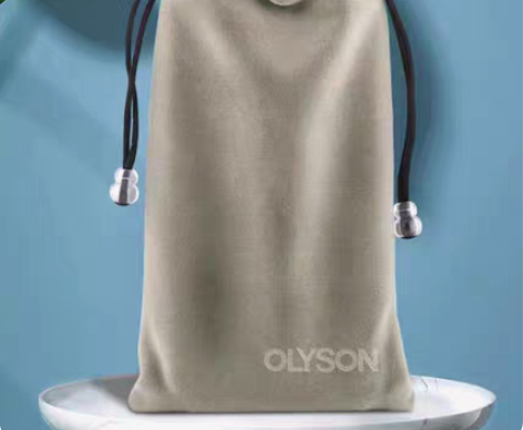 包邮灰绒布束口数码收纳袋 新店开张，亏本包...