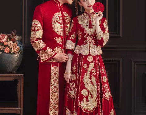 转卖秀禾服2022新款新娘结婚礼服中式婚纱...