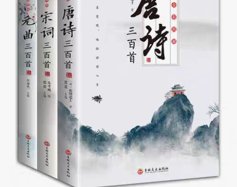 包邮正版 唐诗三百首宋词元曲三百首全集注释...