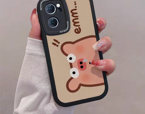 转卖诧异小猪适用opporeno7手机壳新...