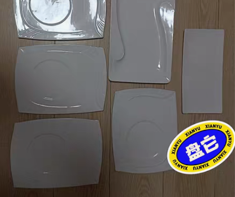 全新两用大白瓷盘，画家调色盘##amp；a...