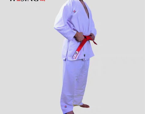 转卖九日山正品男女空手道服 表演型拳道组手...