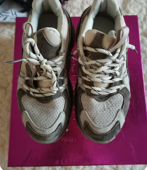 包邮女士老爹鞋休闲鞋运动鞋低帮鞋。37码。...