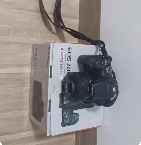 佳能200d 二代单反相机入门级学生款照相...