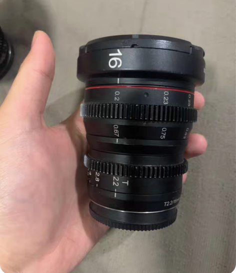 自用美科t2.2镜头 16焦段 m43卡扣...