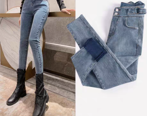 转卖紧身显瘦显高修身小脚铅笔长裤  s码 ...