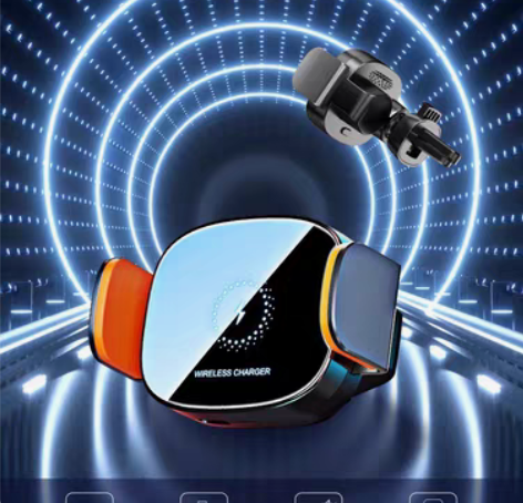 包邮车载手机支架无线充电器快充自动感应导航...