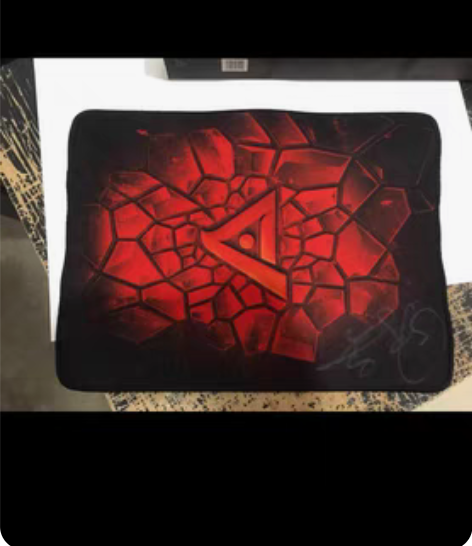 钛度锁边鼠标垫 签名版 全新带包装 中通包...