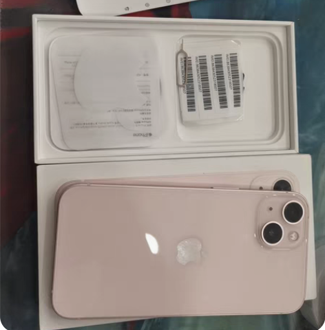 苹果13 128纯原不漏气,全套都在一个纸...