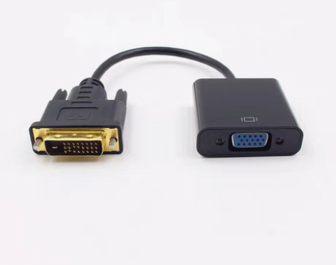 包邮全新 DVI转VGA转换器，主机DVI...
