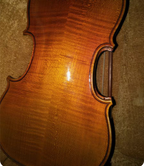 包邮3/4手工小提琴虎纹实木专业演奏考级小...