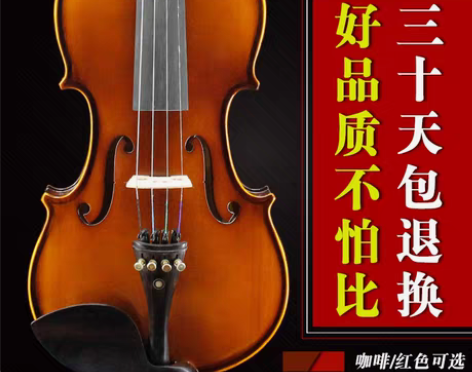 转卖【狂欢价】民间艺人手工实木练习考级小提...
