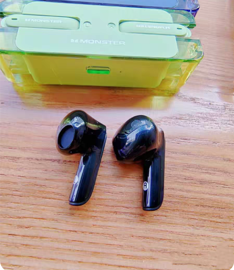 包邮MONSTER魔声透明蓝牙耳机高品质E...
