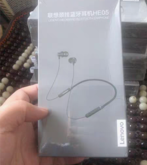 包邮联想HE05无线蓝牙耳机颈挂脖式6游戏...