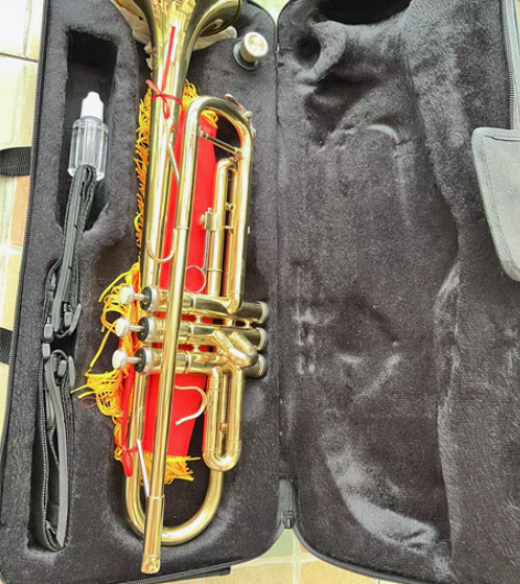 乐器:小号,8成新,无明显磕碰划痕,培训班...