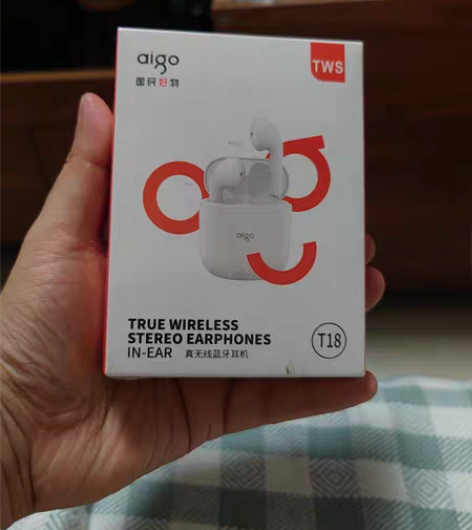 aigo 真无线蓝牙耳机 T18 原包装未...