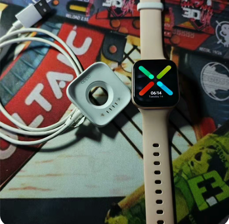 oppo watch 41mm粉金esim...
