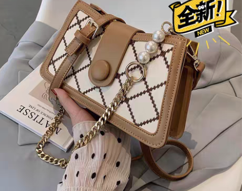 包邮菱格链条包包女包新款2021爆款时尚高...