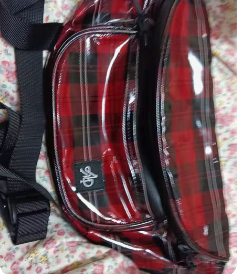 包邮the MAD HATcher红格子斜...