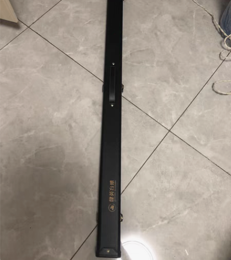 健英台球杆，绒布杆盒，八成新，10.3mm...