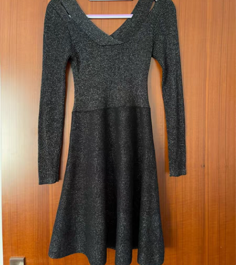 包邮拉夏贝尔旗下puela针织连衣裙，九五...