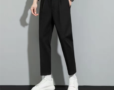 Lee Cooper春秋季九分西裤男直筒小...