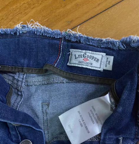 包邮品牌型号 leecooper 中腰紧身...