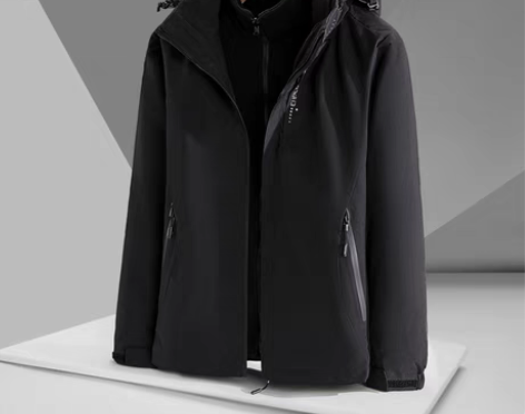 转卖【超级品类日】啄木鸟冲锋衣男加绒加厚户...