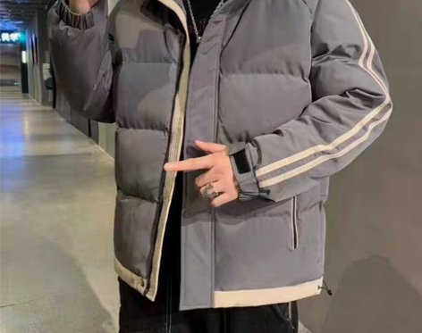 包邮啄木鸟男士棉衣外套冬季新款休闲连帽保暖...