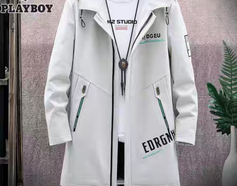 转卖【焕新价】花花公子中长款外套男2022...