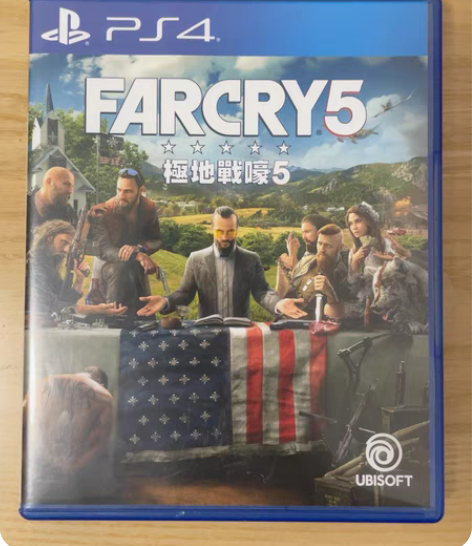 孤岛惊魂5 ps4/ps5，几乎全新港版，...