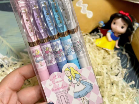 包邮晨光爱丽丝漫游奇境梦游仙境限定款中性笔...