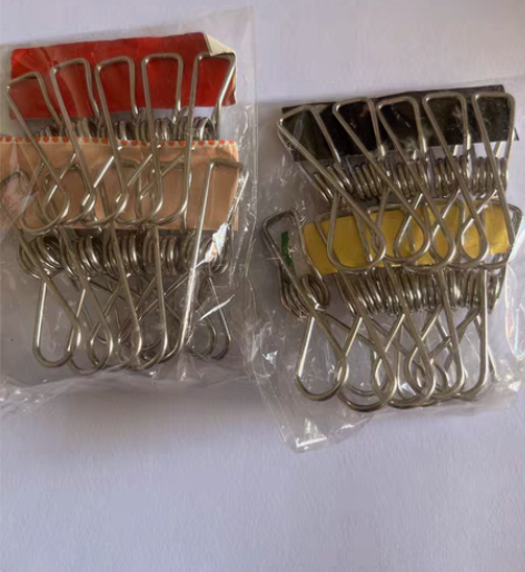 包邮：全新不锈钢夹子 1包10个，6包60...