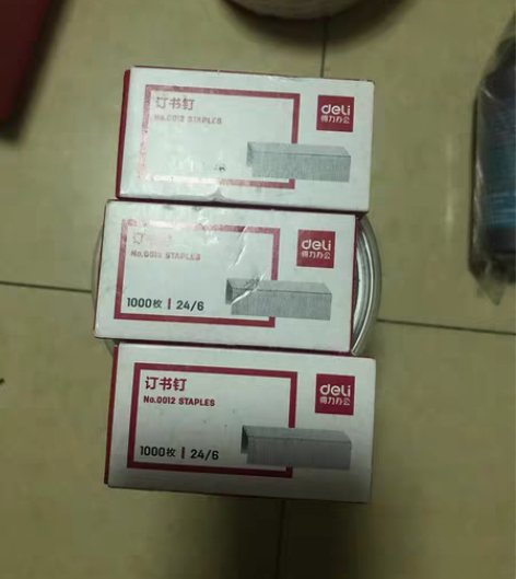 订书钉 就三盒数量不多，不嫌弃可以联系我 ...