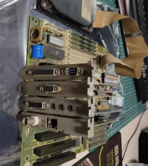 386电脑一套，amd386cpu主板一套...