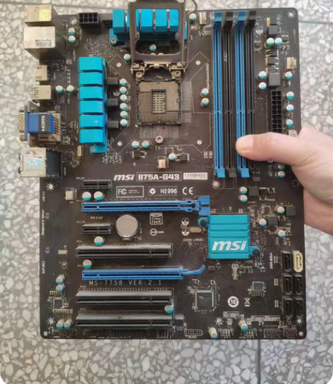 微星B75A-G43电脑主板 正常使用 升...