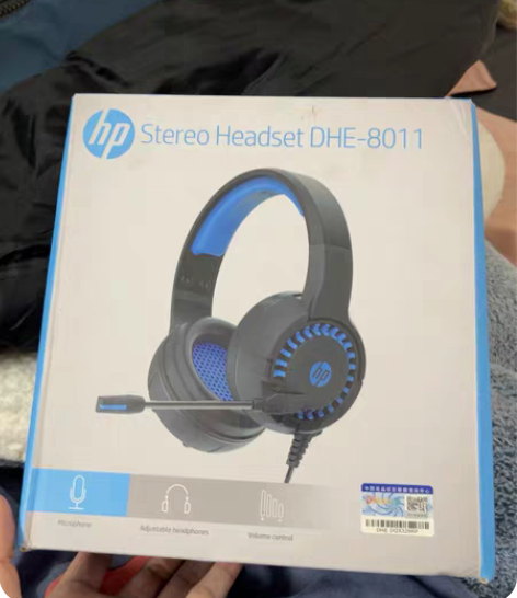 花了120开的盲盒  赚了  惠普游戏头戴...