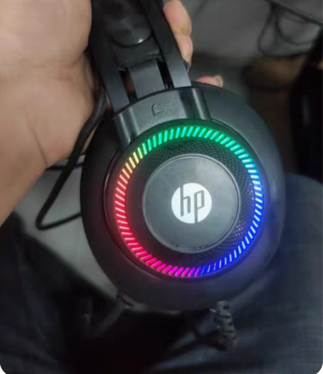 惠普游戏有线7.1头戴式耳机耳麦，成色如图...