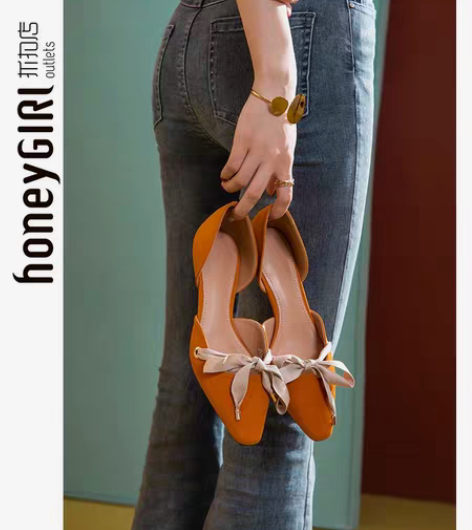 包邮honeyGIRL新款韩版高跟鞋女细跟...