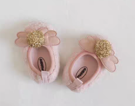 转卖婴儿卡通公仔鞋春秋棉鞋男女宝宝软底鞋百...