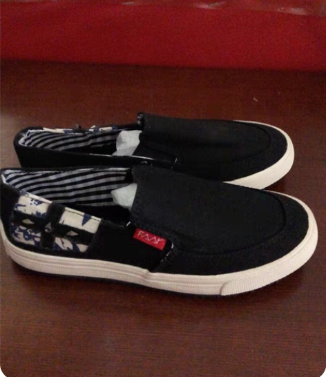 包邮全新！全新！小码帆布鞋一脚蹬懒人鞋板鞋...