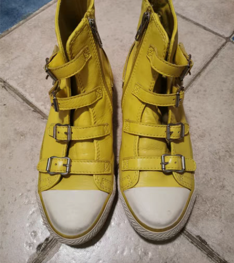 包邮ash 小羊皮硫化鞋 购于泰国专柜，3...