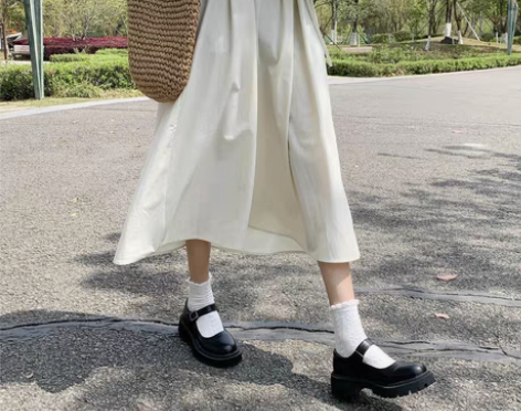 转卖玛丽珍鞋2021春夏季新款日系jk浅口...