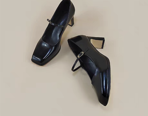 转卖2022秋季新款高跟鞋赫本风法式玛丽珍...