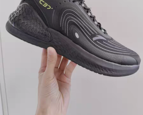 包邮ANTA安踏软底跑鞋c37+黑色 42...