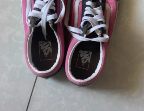 包邮vans灰粉 实体店购入的 38 鞋太...