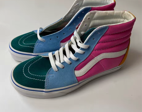 包邮vans拼色40.5码 全新原盒子破损...